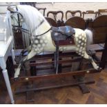 Dapple grey rocking horse Condition reports are not available for our Interiors Sale