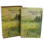 Richard Adams, Watership Down reprint 1980, dust cover and box slip. Condition reports are not