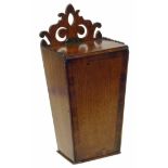 George III oak and cross-banded candle box. Condition reports are not available for our Interiors