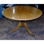 Reproduction yew tilt-top table Condition reports are not available for our Interiors Sale
