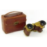 Carl Zeiss Teleater 3x 13.5 binoculars serial number 1149715 in case. Condition reports are not