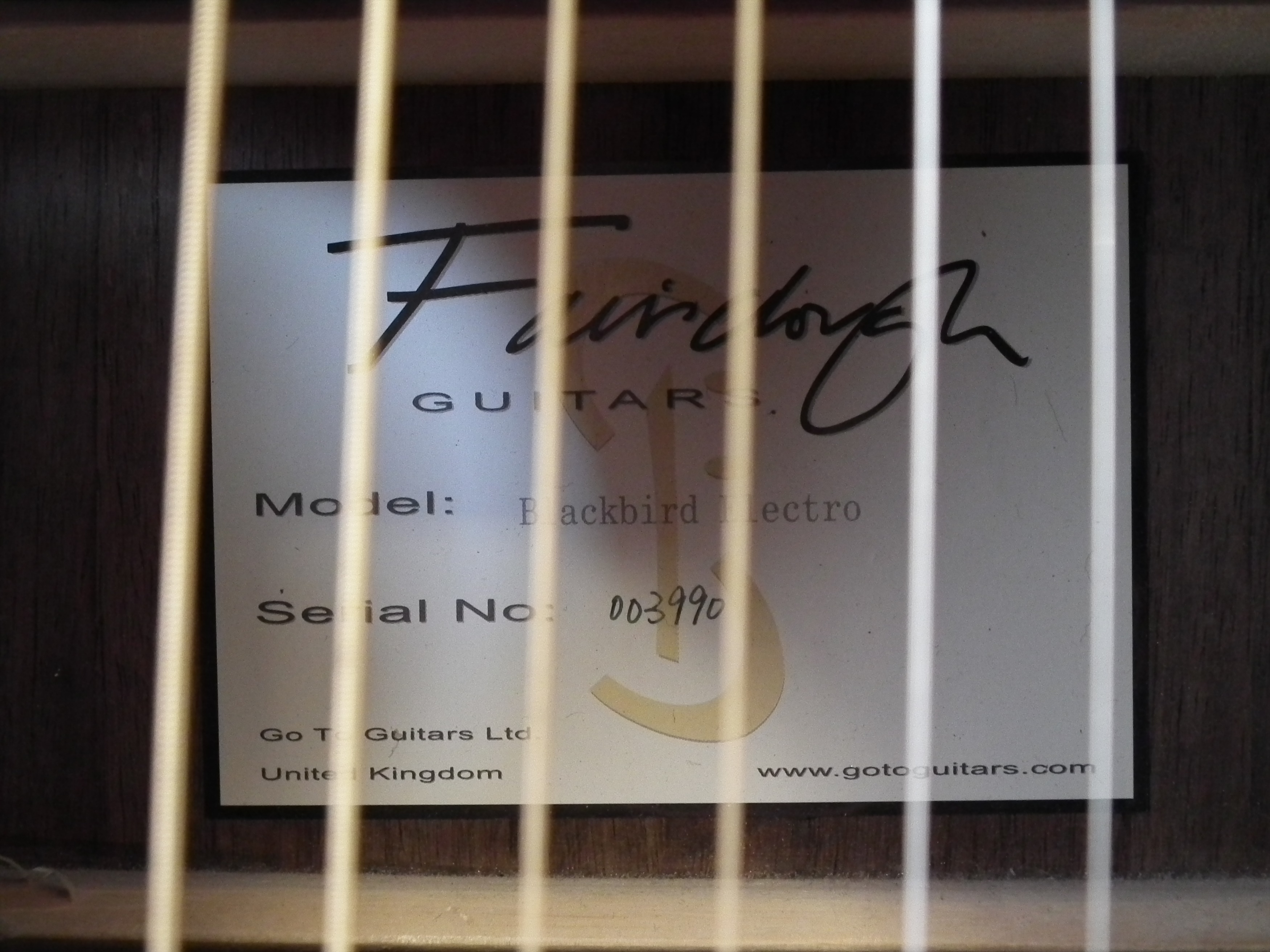 Fairclough acoustic guitar- - Image 6 of 9