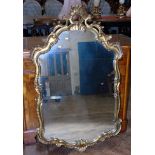 20th century Gesso framed wall mirror 120cms high Condition reports are not available for our