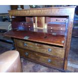 Late Georgian mahogany secretaire Condition reports are not available for our Interiors Sale