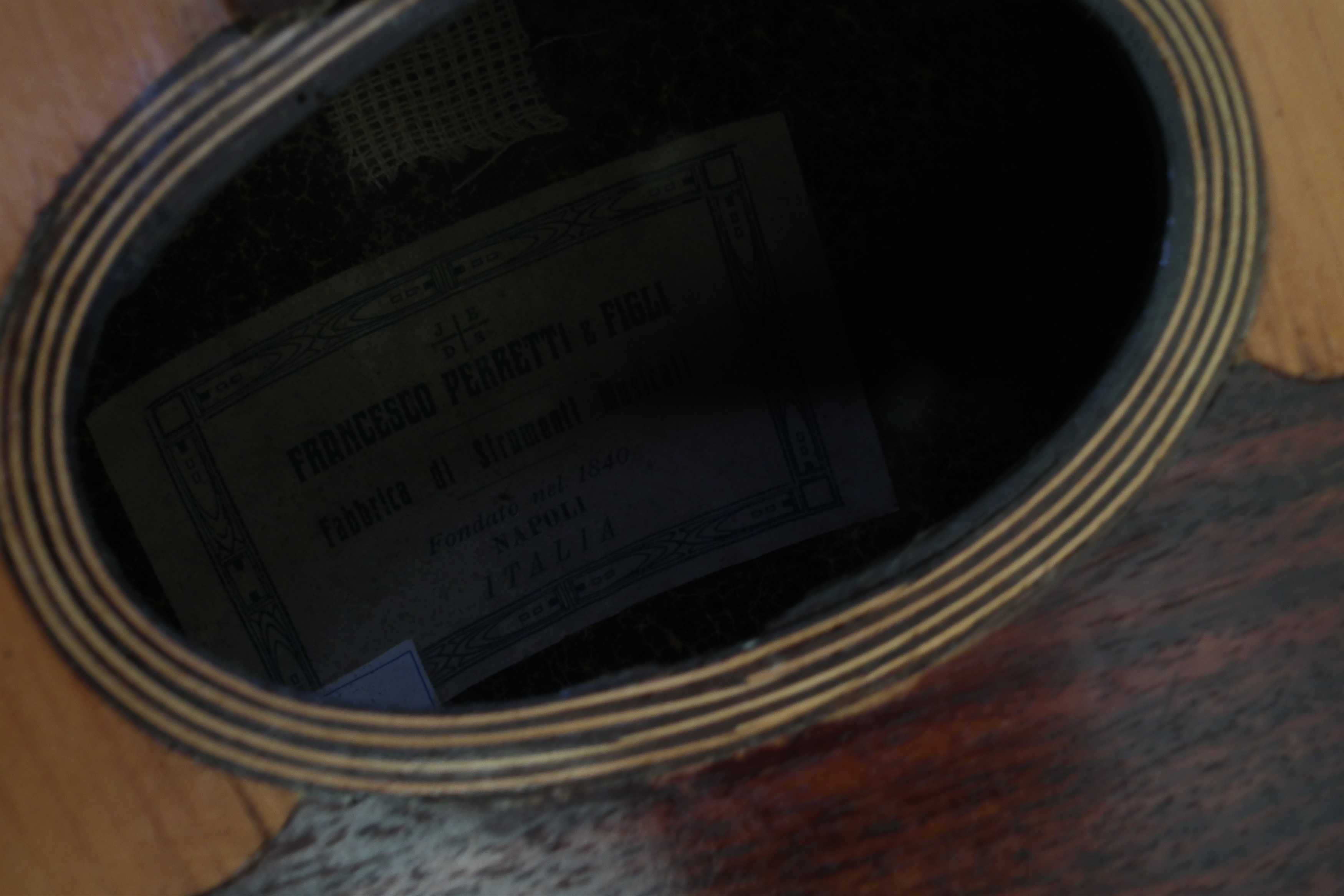 Ferdinand Lapini mandolin in case and one other un-named mandolin in case. - Image 12 of 17