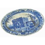 Spode Oaramanian turkey plate (some restoration) Condition reports are not available for our