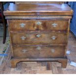 Walnut 19th century dressing chest of drawers. Condition reports are not available for our Interiors