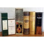 7 Bottles (including 2 half bottles) Various ‘Special’ Whiskies and Highland Malt Whiskies