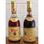 2 x 50cl. Bottles Rare Tokaji wines