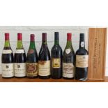 7 Bottles Mixed Lot Mature Burgundy, Vintage Port and others