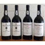 4 Bottles Mixed Lot 1991 Vintage Port – Graham’s and Warre’s