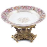 Sevres bowl on ormolu mount