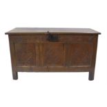 17th century oak jointed chest