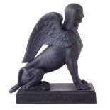 Wedgwood black basalt sphinx