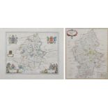 Map of Staffordshire by Blaeu and Robert Morden (2).