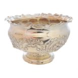 An Edwardian silver bowl,