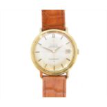 A 1960s gents Omega Constellation gold plated wristwatch,