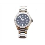 A gents stainless steel Tag Heuer Aquaracer quartz wristwatch,