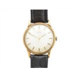 A 1960s gents 9ct gold cased Omega wristwatch,
