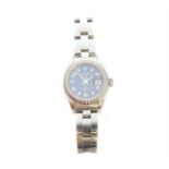 A ladies Rolex Oyster Perpetual Datejust wristwatch,