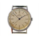 A mid 20th century Omega stainless steel wristwatch,