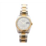 A gents bimetal Rolex Oyster Perpetual Datejust wristwatch,