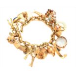 A charm bracelet,