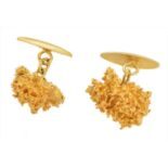 A pair of cufflinks,