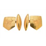 A pair of cufflinks,