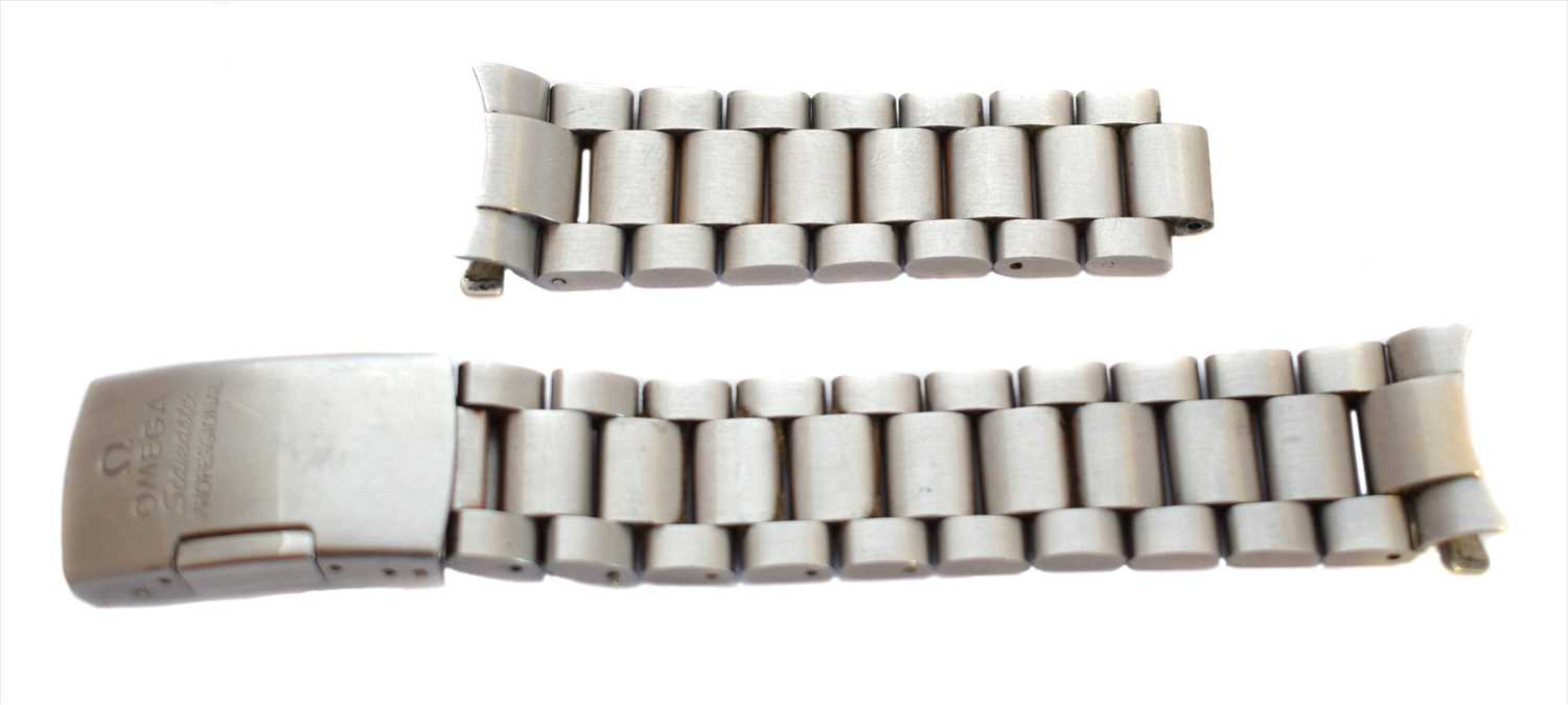 An Omega Seamaster Professional stainless steel watch bracelet,