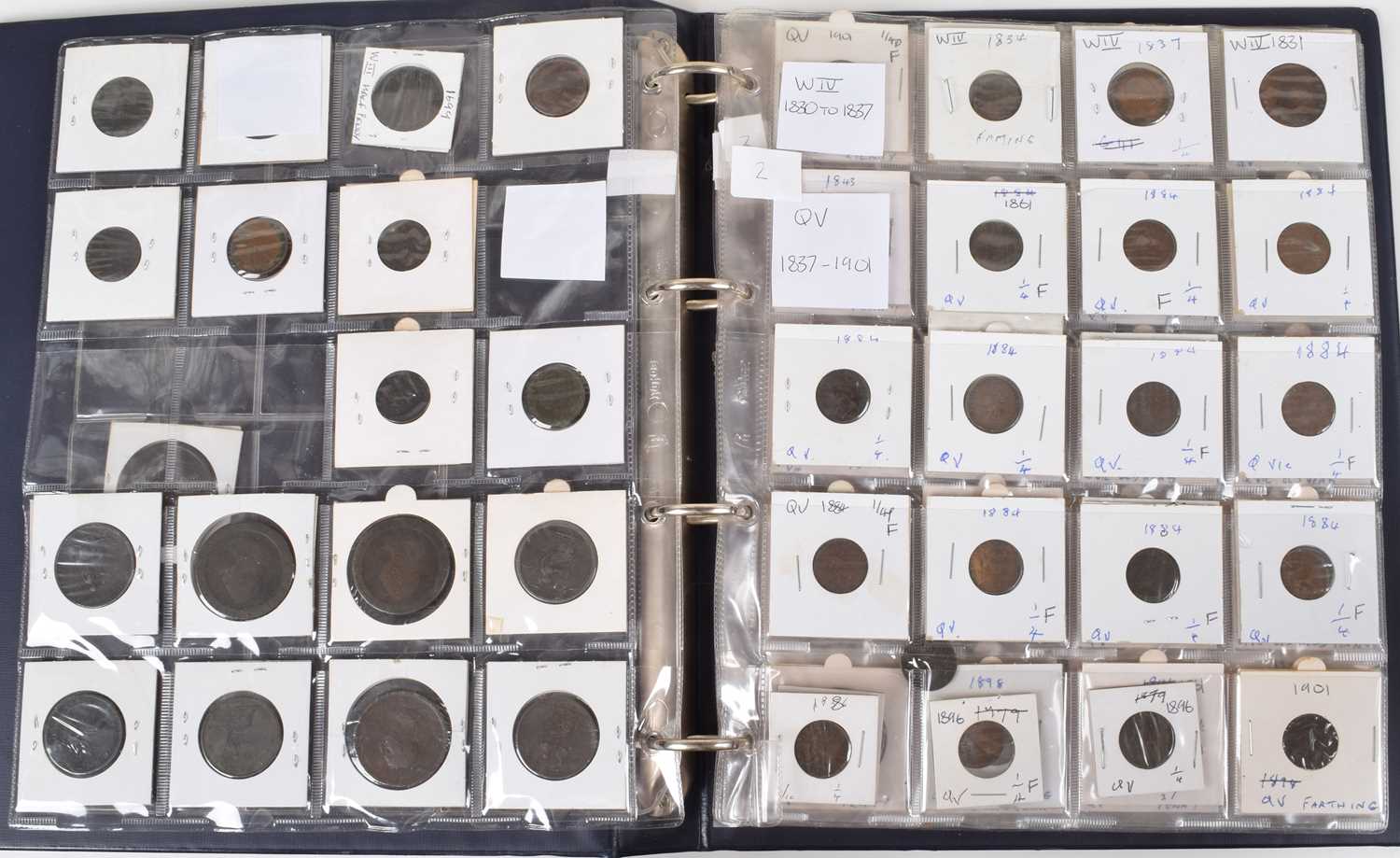 One album of historical copper British coinage dating from Charles II through to George VI. - Image 4 of 11