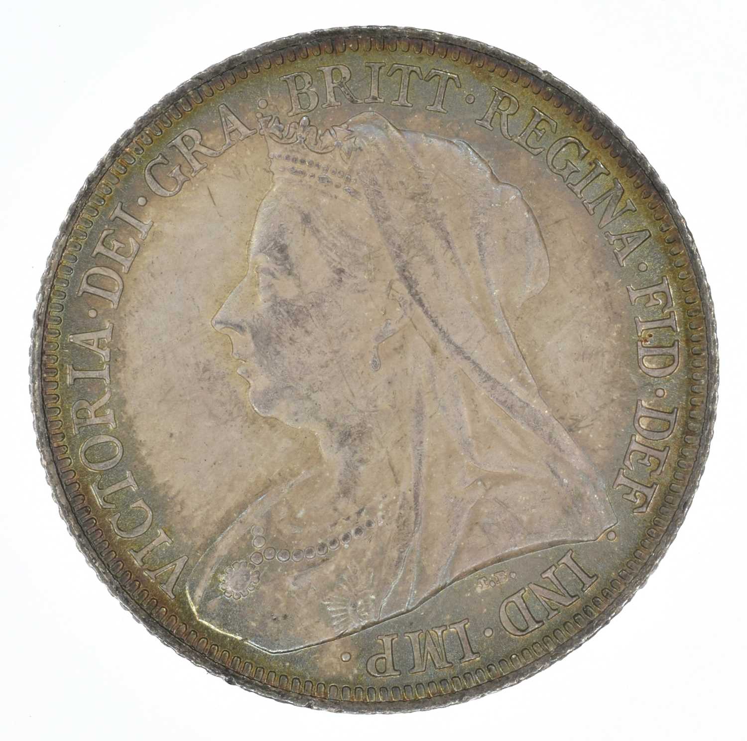 Queen Victoria, Shillings, 1897(2) and 1898 (3). - Image 5 of 6