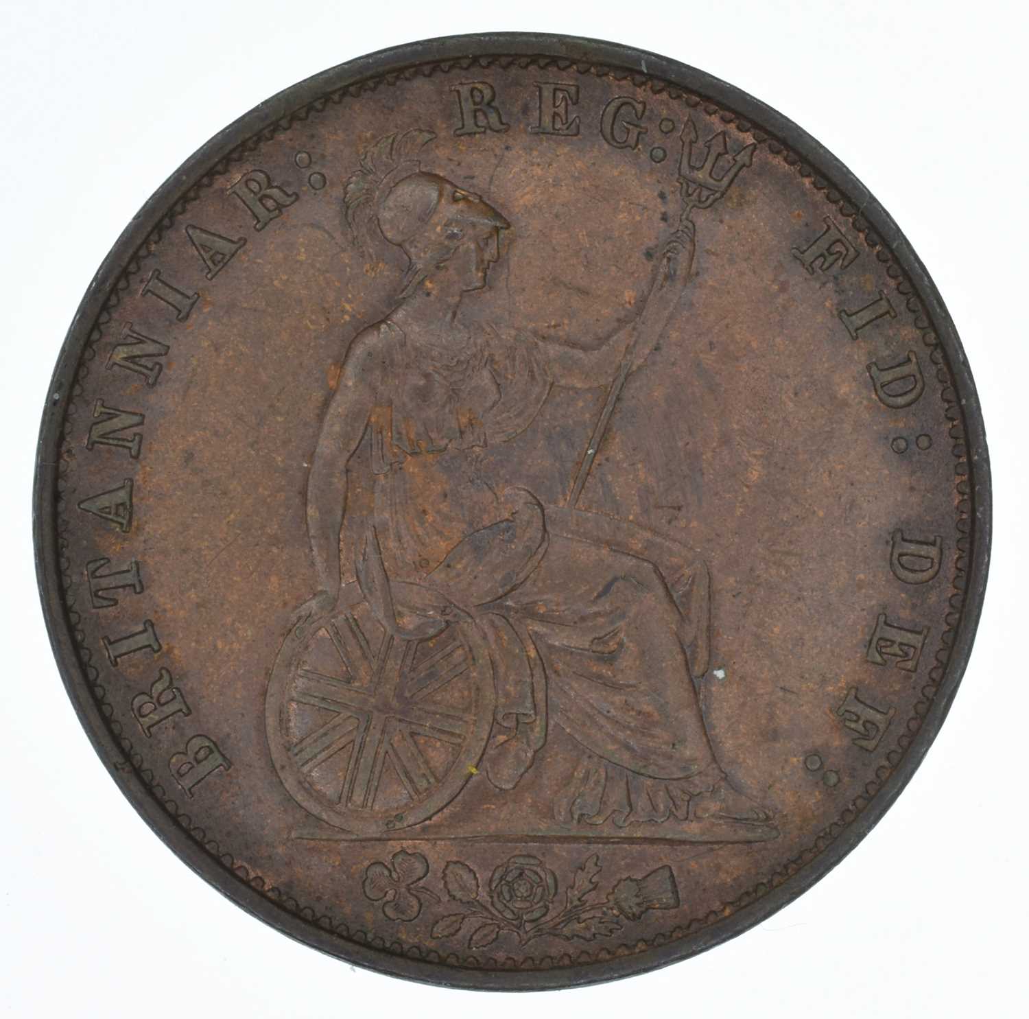 Queen Victoria, Halfpenny, 1855, gEF. - Image 2 of 2