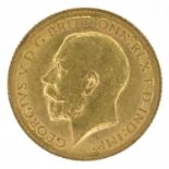 King George V, Half-Sovereign, 1925, Pretoria Mint, gVF.