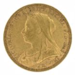 Queen Victoria, Sovereign, 1893, F.