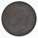Queen Victoria, Penny, 1859, aEF.