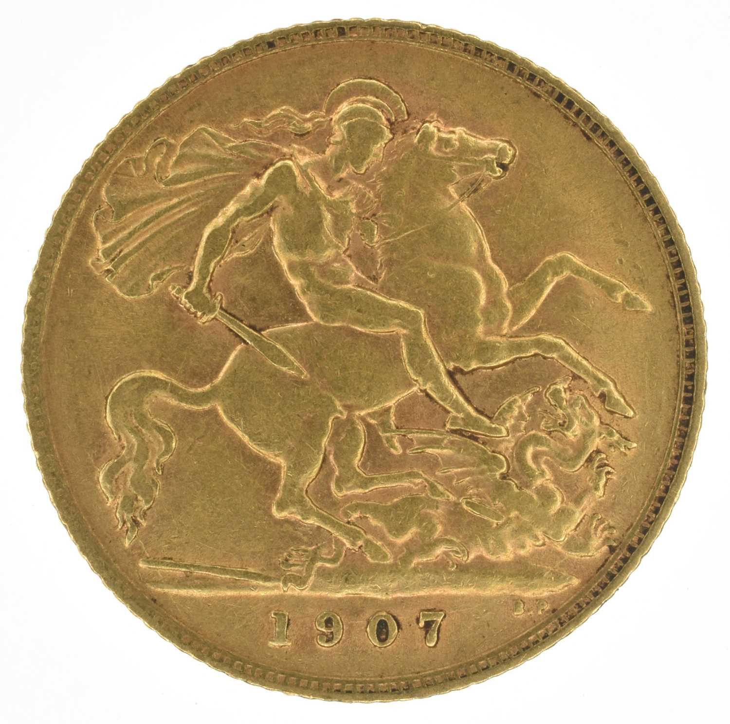 King Edward VII, Half-Sovereigns, 1905, 1906, 1907, VF (3). - Image 6 of 6
