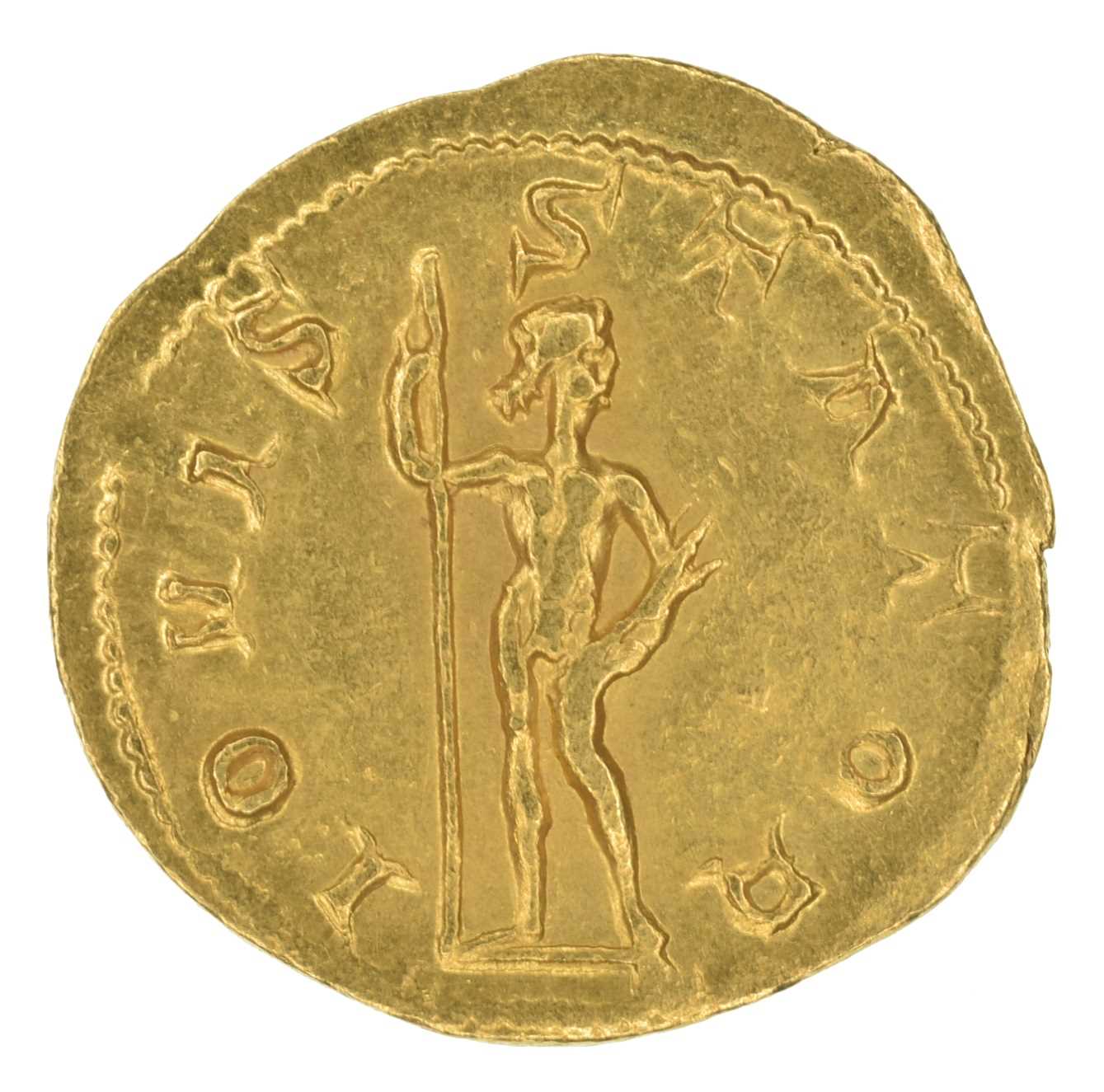 Gordian III. AD 238-244 Gold Aureus, gVF. - Image 2 of 2