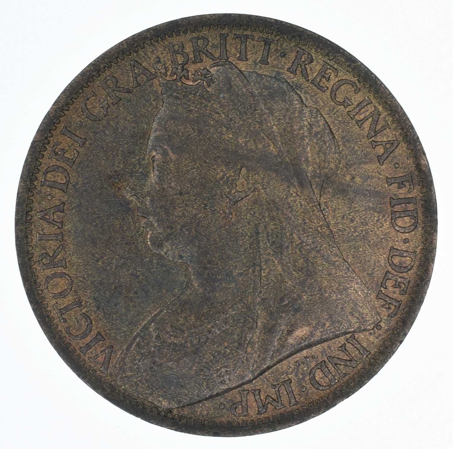 Queen Victoria, Pennies, 1896 and 1901, both aBU (2). - Image 3 of 4