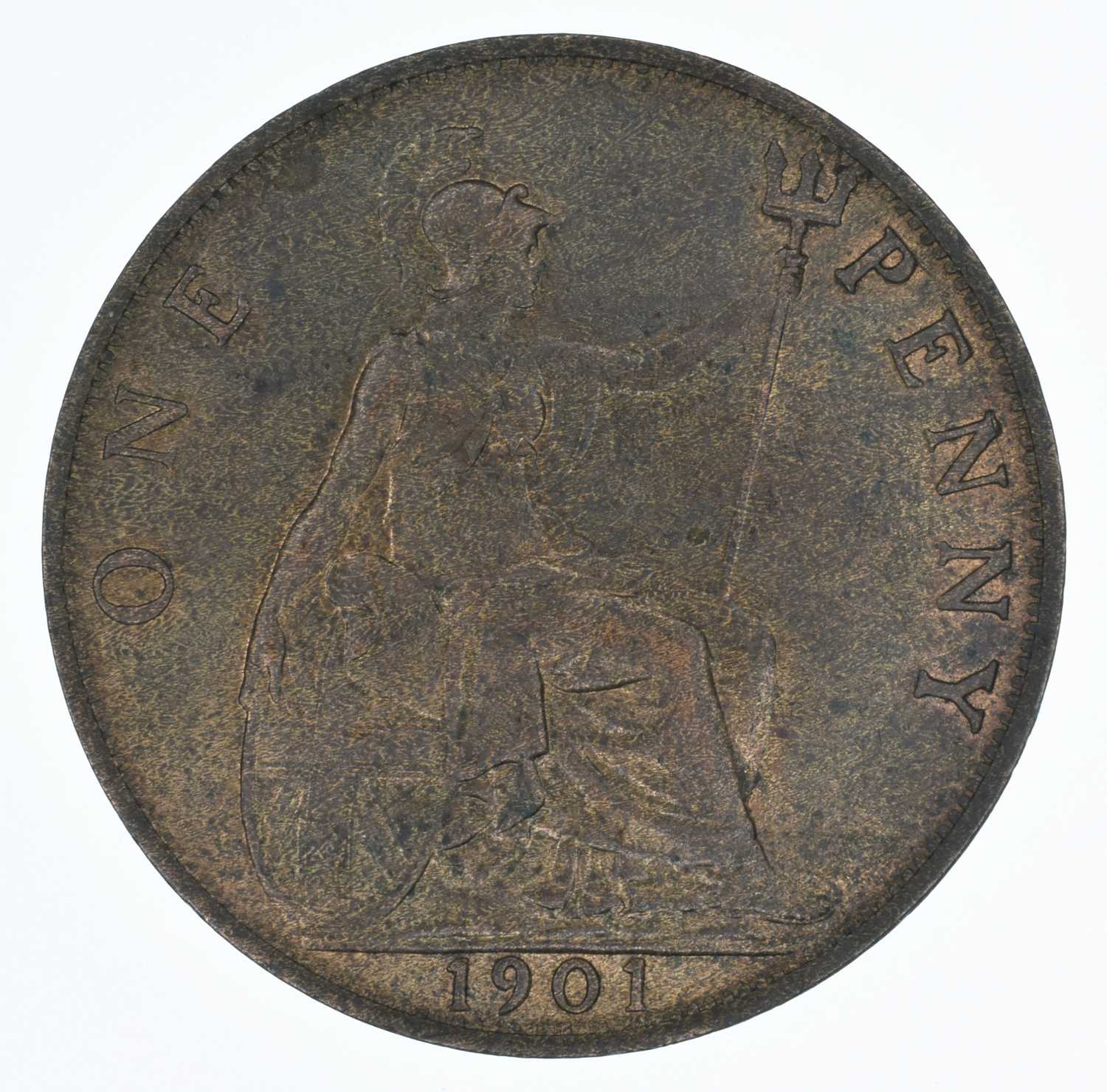 Queen Victoria, Pennies, 1896 and 1901, both aBU (2). - Image 4 of 4