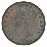 Queen Victoria, Halfpenny, 1855, gEF.