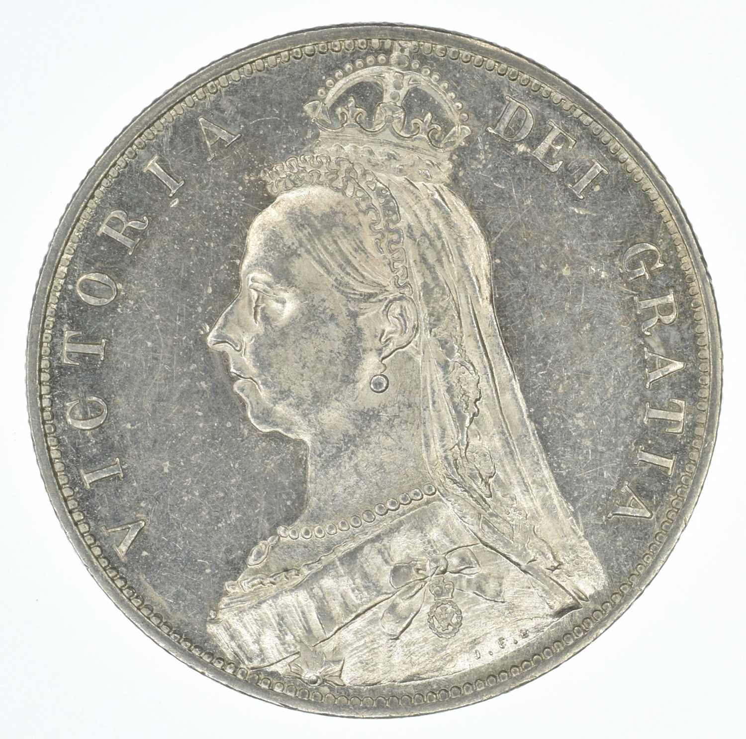 Queen Victoria, Halfcrowns, 1889, EF (2). - Image 3 of 4