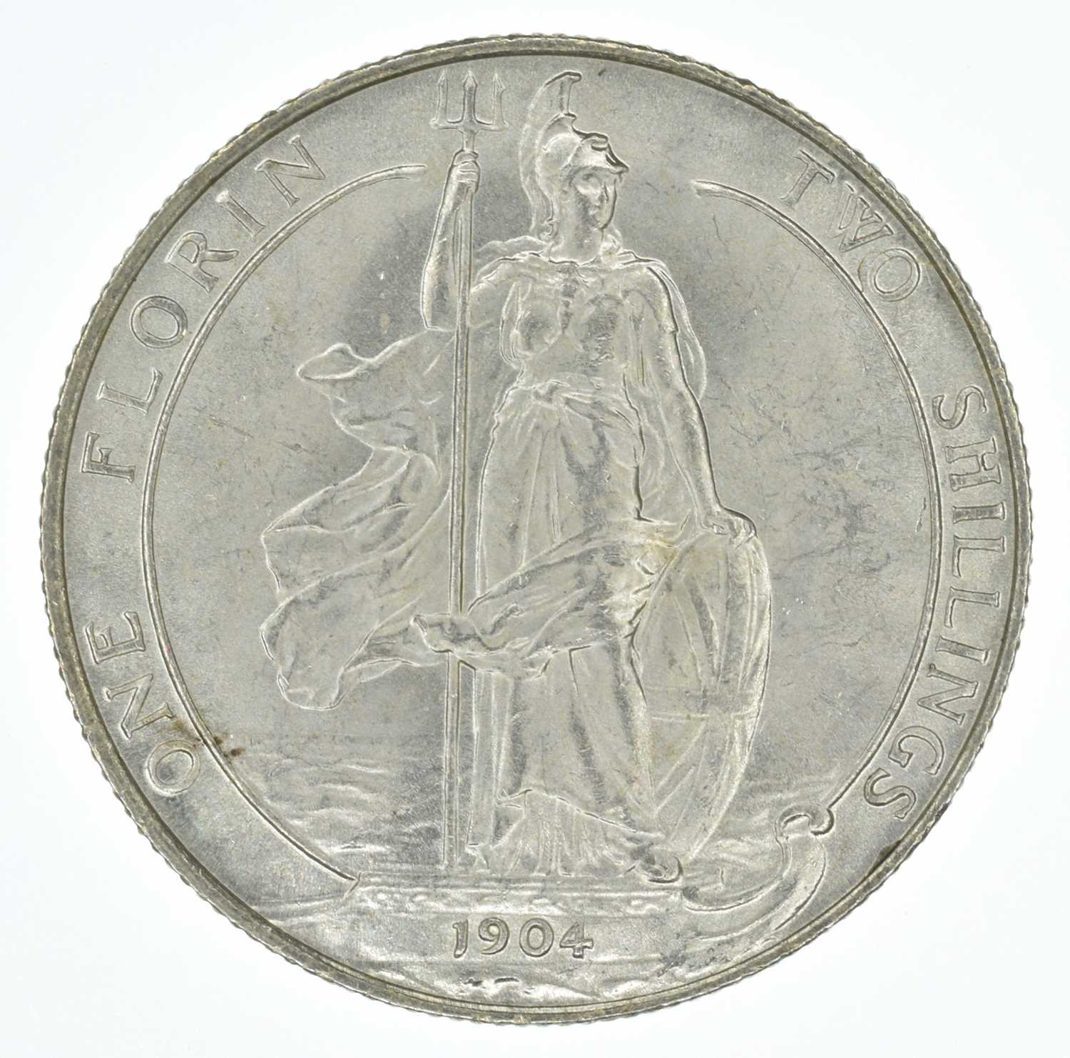 King Edward VII, Florin, 1904, EF. - Image 2 of 2