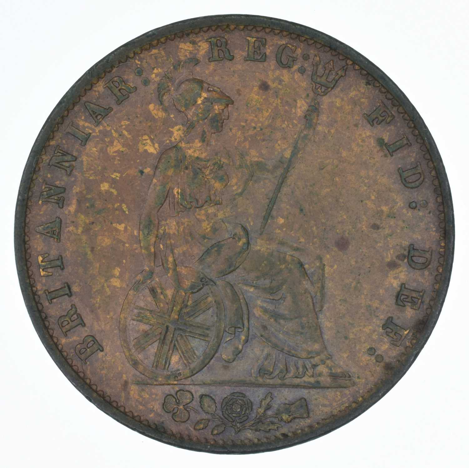 Queen Victoria, Halfpenny, 1855, gEF. - Image 2 of 2