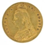 Queen Victoria, Half-Sovereign, 1887, F.