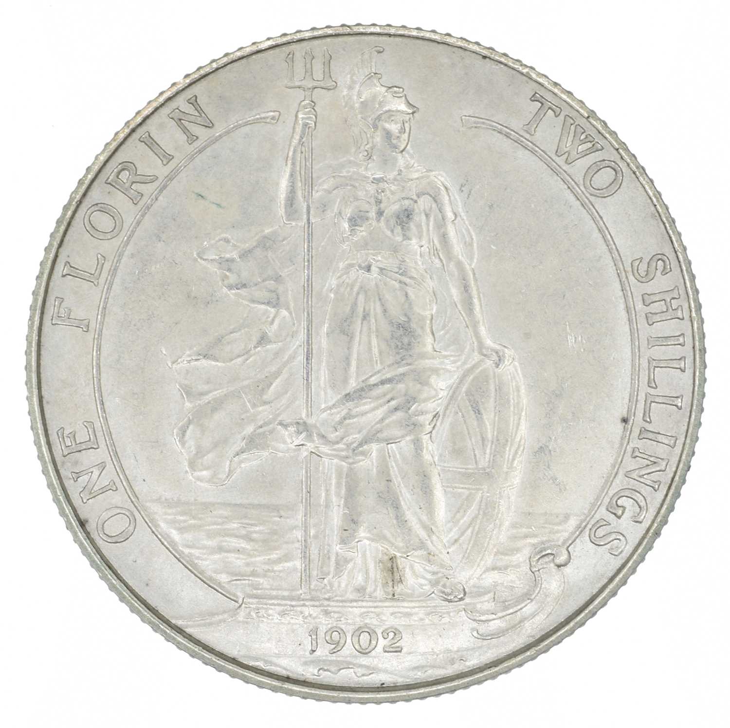 King Edward VII, Florins, 1902, 1906, 1907, 1909 (4). - Image 2 of 8