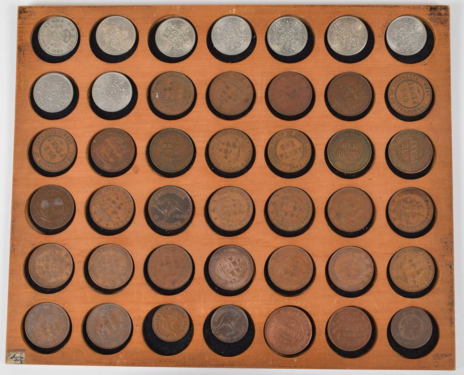 One case of British and foreign historic coinage to include Strait Settlements and Australia. - Image 3 of 8