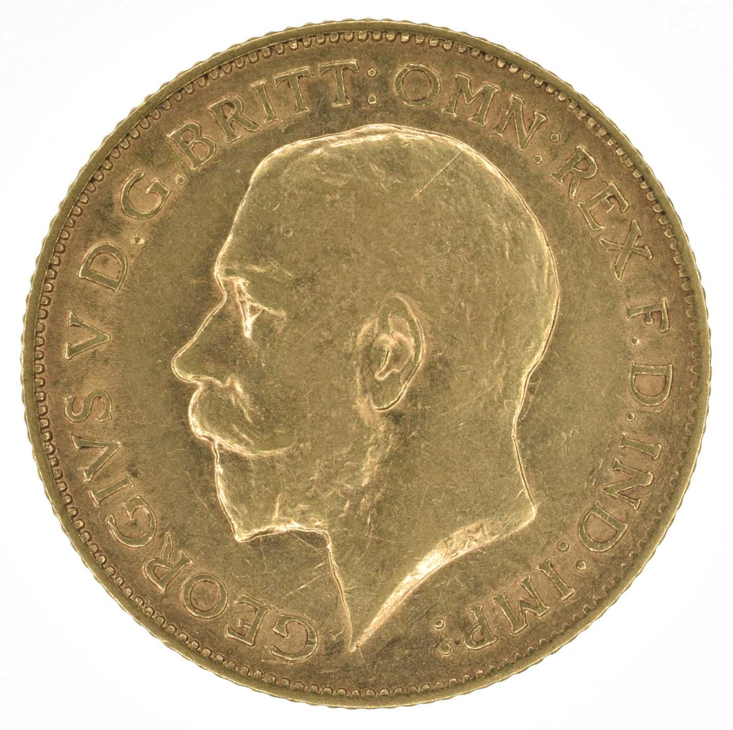 King George V, Half-Sovereigns, 1912 (2) and 1914, VF (3).