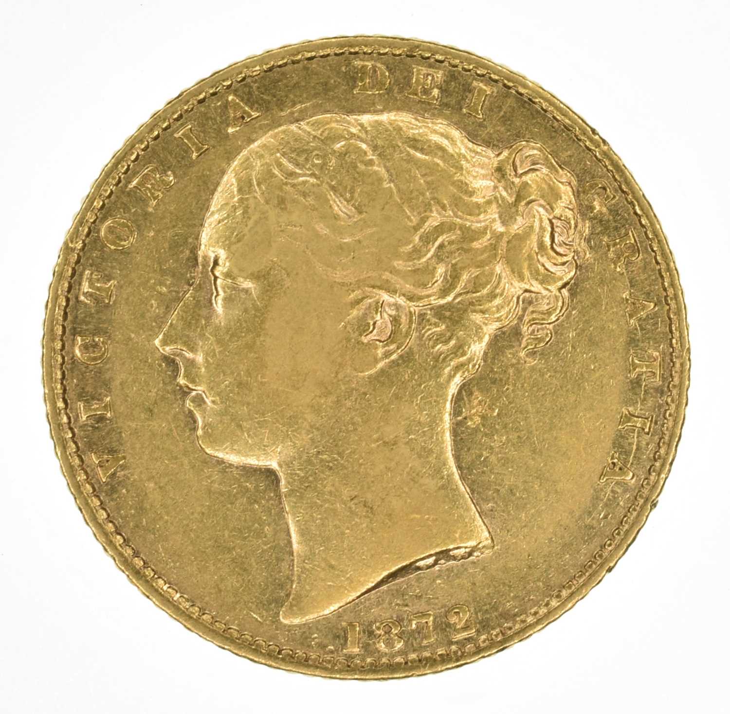 Queen Victoria, Sovereign, 1872.