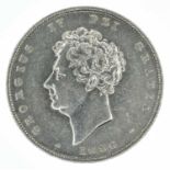 King George IV, Shilling, 1826, EF.